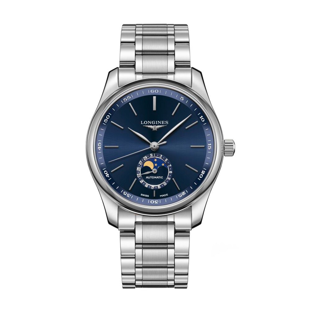 Longines Master Automatic Moonphase Men's Chronograph Watch L29094926 rYs6NKiJ