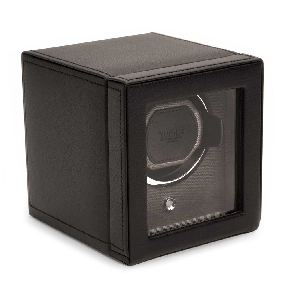 WOLF Cub Single Watch Winder with Cover s9SEFx2W