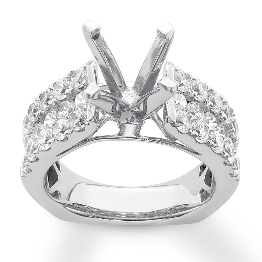 Hearts Desire Ring Setting 1-3/4 ct tw Diamonds 18K White Gold sJOSEO0w [sJOSEO0w]