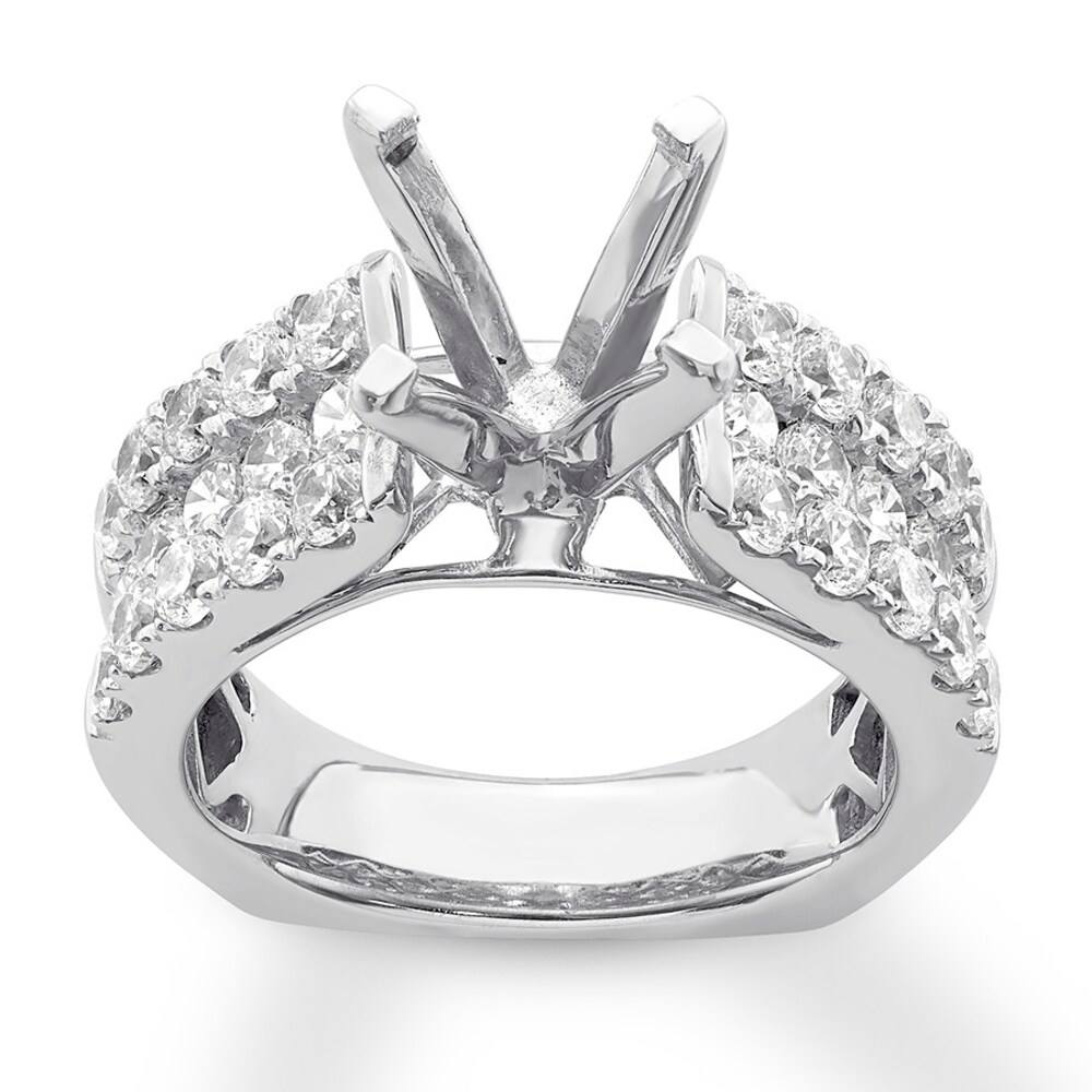 Hearts Desire Ring Setting 1-3/4 ct tw Diamonds 18K White Gold sJOSEO0w