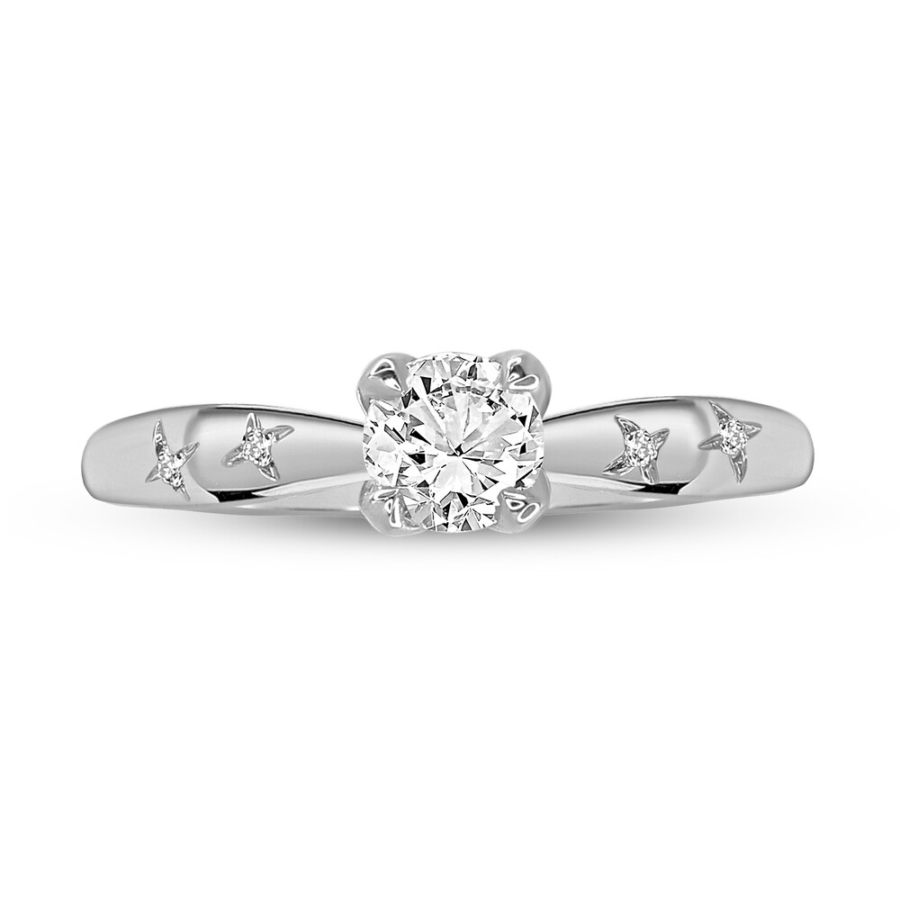 Diamond Engagement Ring 1/3 ct tw Round 14K White Gold sohHL7GH
