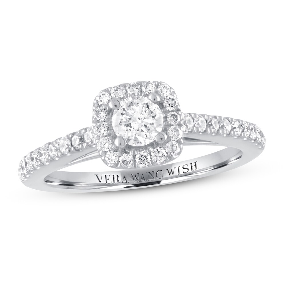 Vera Wang WISH Ring 3/4 carat tw Diamonds 14K White Gold utRpfjvh