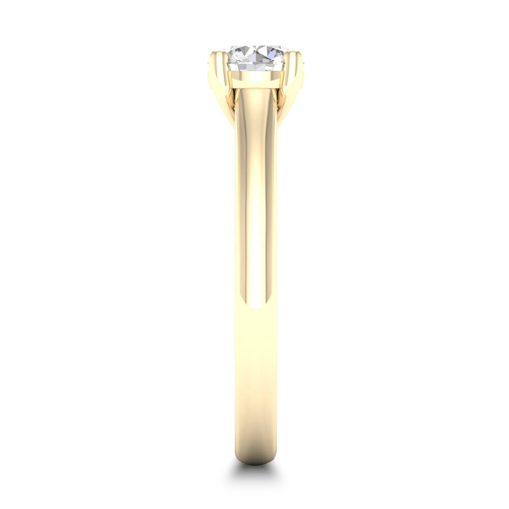 Diamond Solitaire Ring 3/4 ct tw Round-cut 14K Yellow Gold (SI2/I) wYxnjpy2