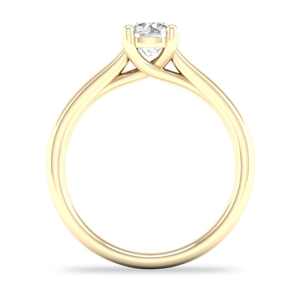 Diamond Solitaire Ring 3/4 ct tw Round-cut 14K Yellow Gold (SI2/I) wYxnjpy2