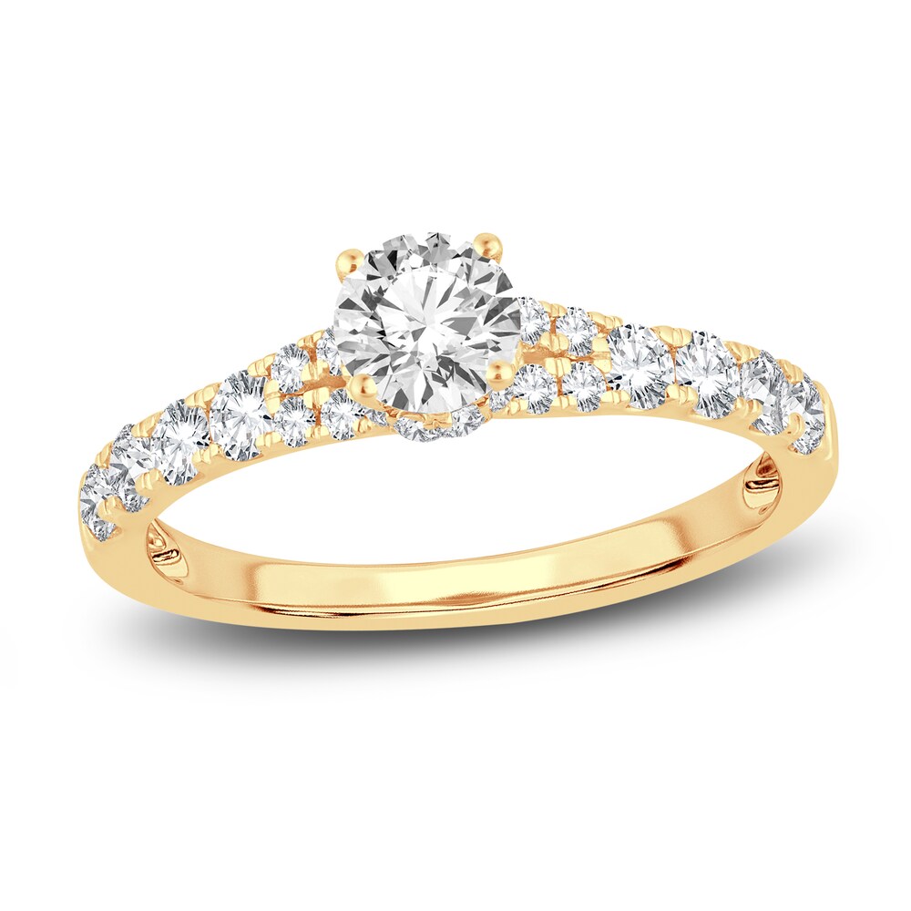 Diamond Engagement Ring 1 ct tw Round 14K Yellow Gold wdnbIaR8