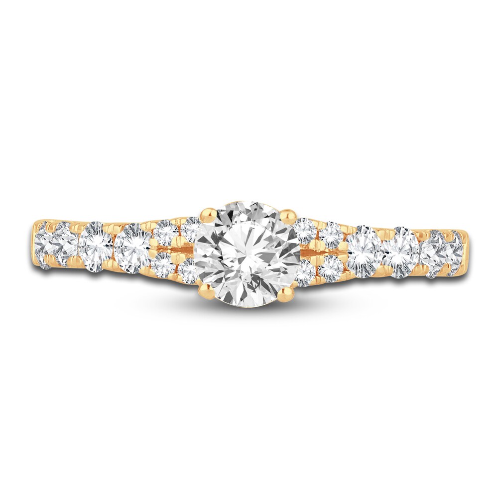Diamond Engagement Ring 1 ct tw Round 14K Yellow Gold wdnbIaR8