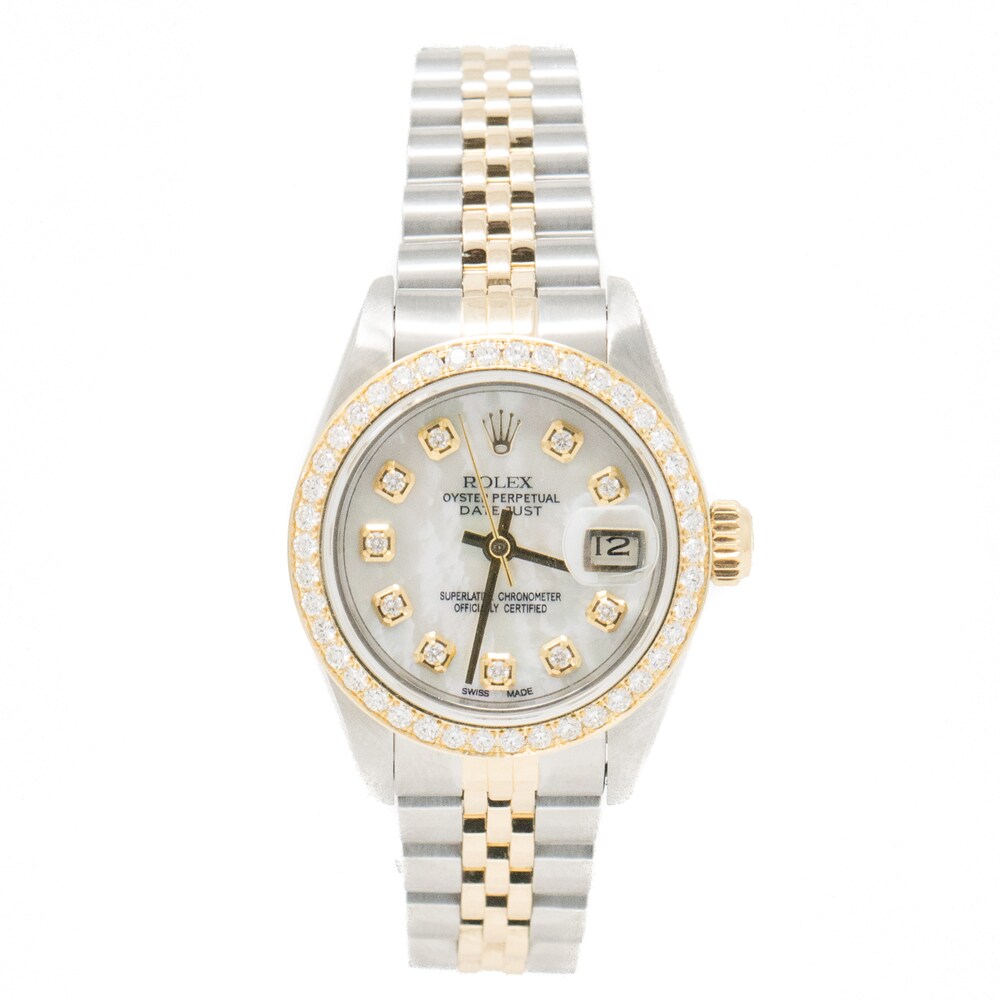 Previously Owned Rolex Datejust Women\'s Watch xG5v9UWI [xG5v9UWI]