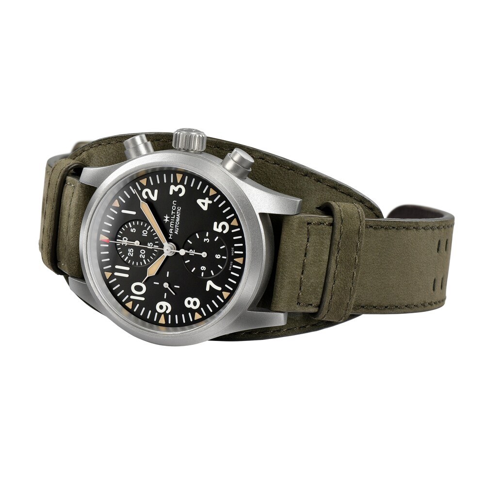 Hamilton Khaki Field Auto Chronograph Watch H71706830 xxWigUsu