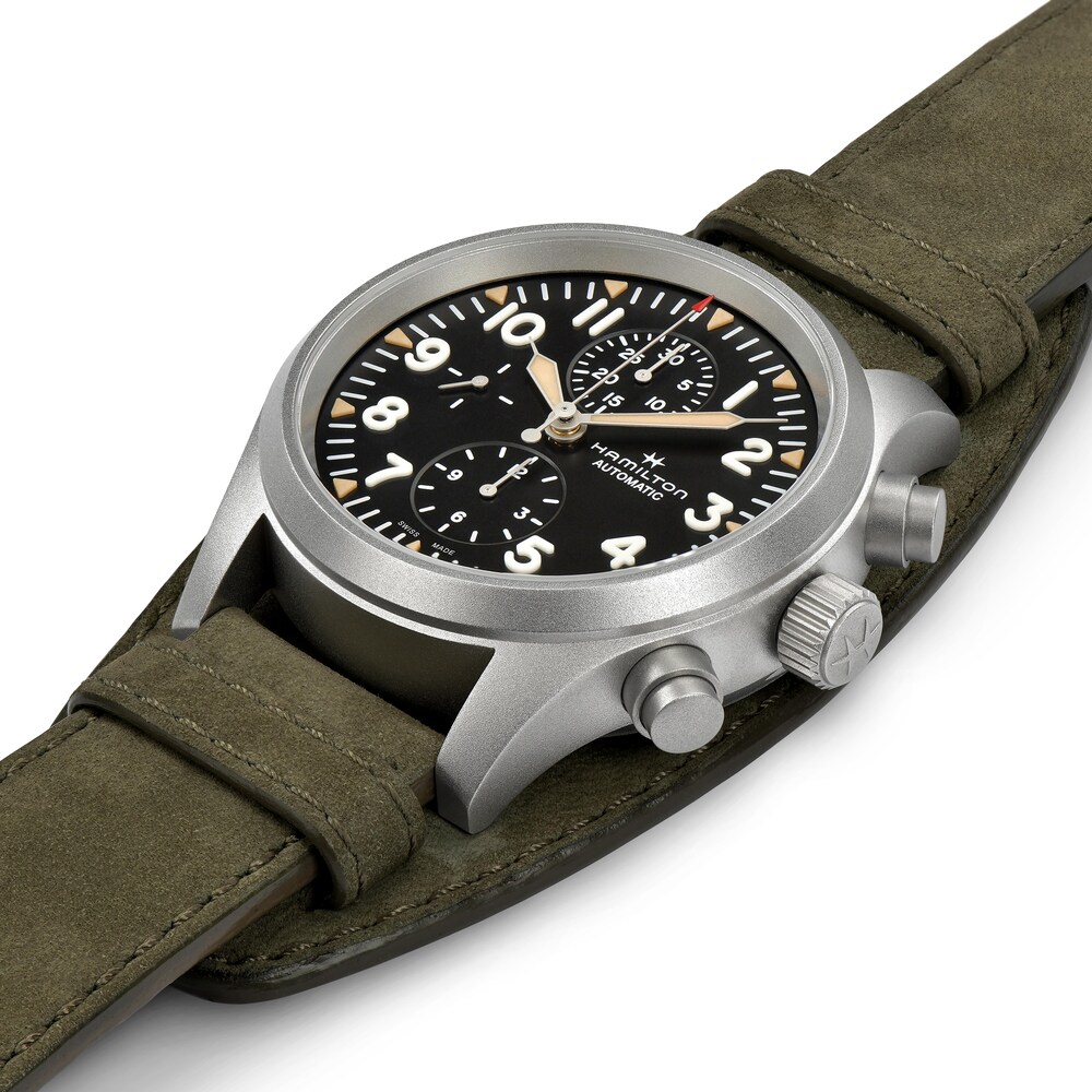 Hamilton Khaki Field Auto Chronograph Watch H71706830 xxWigUsu