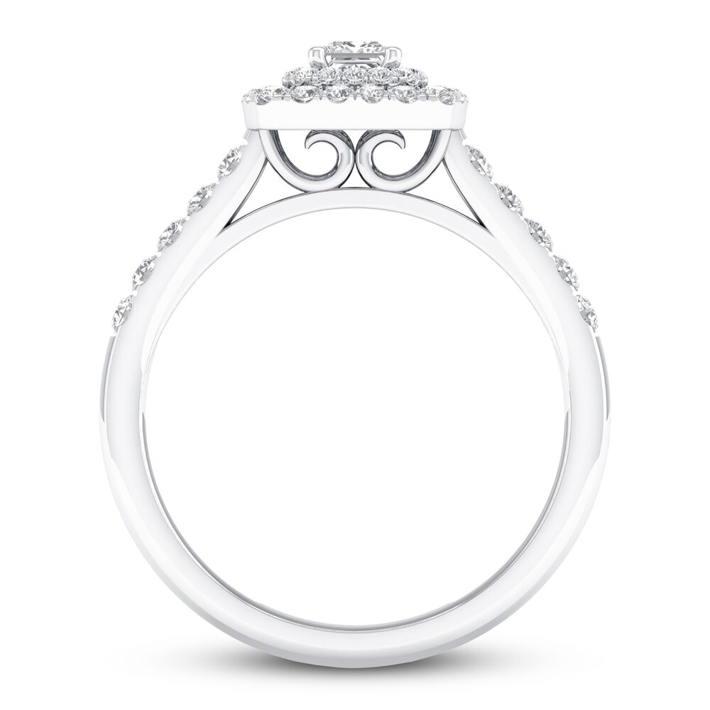 Diamond Promise Ring 1/2 ct tw 10K White Gold z5ZA2cf6