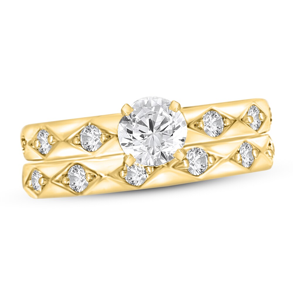 Diamond Ring 1 ct tw Round 14K Yellow Gold zEfUl5Ux