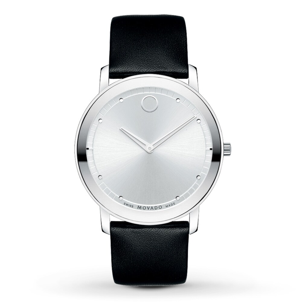 Previously Owned Movado Men\'s Watch TC Thin Classic 606694 zJ0UjqGL