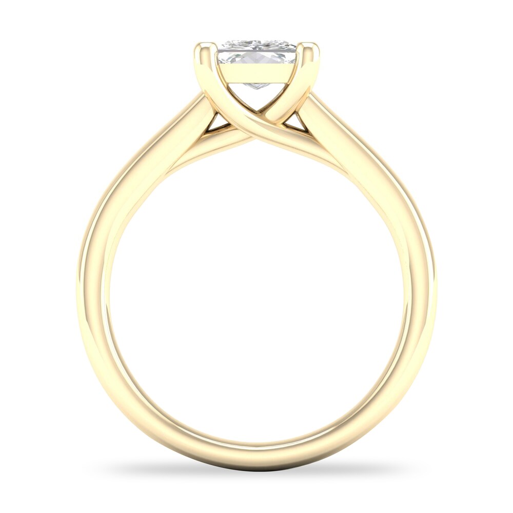 Diamond Solitaire Ring 1-1/4 ct tw Princess-cut 14K Yellow Gold (I2/I) zb6yhjCp